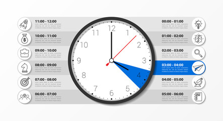 Infographic design template. Creative concept with 12 steps