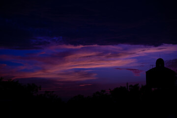 Beautiful clouds edited in lightroom with different color style