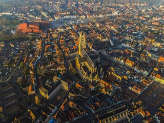 Foto op Plexiglas Bruges by drone © Gamaal