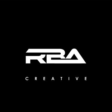 RBA Letter Initial Logo Design Template Vector Illustration