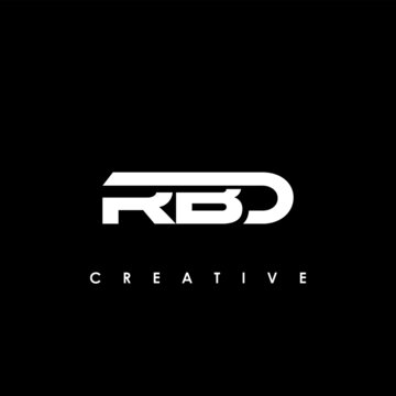 RBD Letter Initial Logo Design Template Vector Illustration