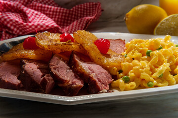 Roasted Ham Mac and Cheese