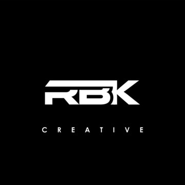 RBK Letter Initial Logo Design Template Vector Illustration