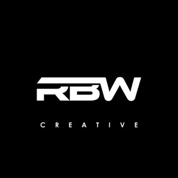 RBW Letter Initial Logo Design Template Vector Illustration