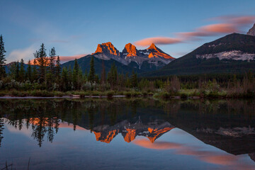 The Three Sisters, Canmore, Alberta, Canada