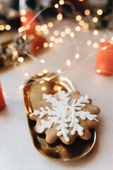 The Perfect Christmas background , candles and stars