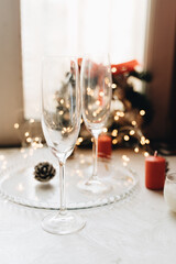 The Perfect Christmas background , candles and stars