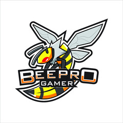 Sting like a Bee for Pro Gamer Logo E-Sport 