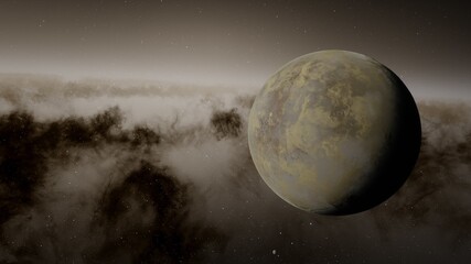 Planètes et galaxie, fond d& 39 écran de science-fiction. Beauté de l& 39 espace lointain. Des milliards de galaxies dans l& 39 univers Fond d& 39 art cosmique