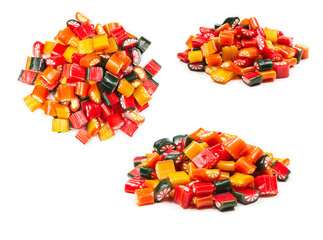 Citrus colorful candies. Jelly sweets,