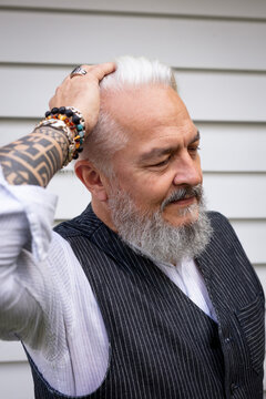 Rainer Senior mit Tattoos und Stylefaktor