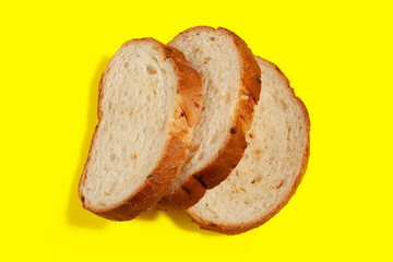 Fragrant delicious bread with fried onions