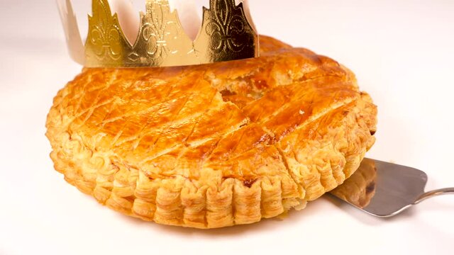 galette des rois- epiphany cake with crown