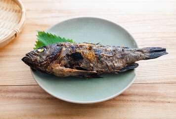 焼魚　ガヤの塩焼き
