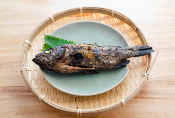 焼魚　ガヤの塩焼き