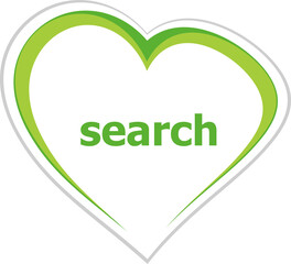 Text Search. SEO web development concept