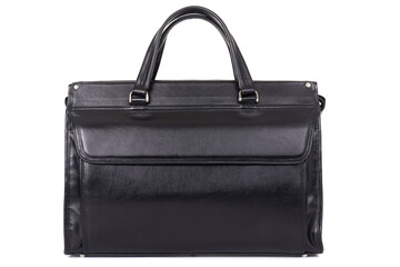 men's business accessory, stylish business designer briefcase - handmade genuine leather bag