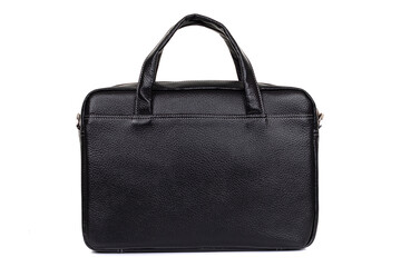 men's business accessory, stylish business designer briefcase - handmade genuine leather bag