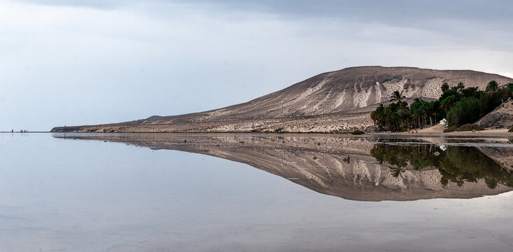 Panoramic View Beach in Canary Islands