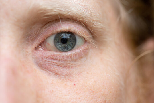 close up of man's eye