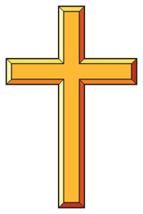 Christian cross icons vector illustration