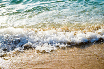 waves on the beach