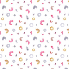 Abstract sempless pattern with drops