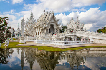 Wat Rong Khun in Chiang Rai North Thailand Asia