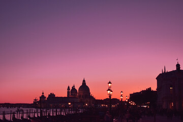 Fototapeta premium Sunset in Venice