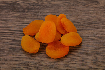 Sweet tasty dried apricot heap