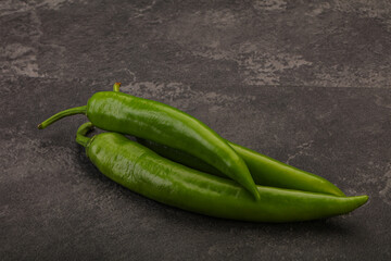 Ripe tasty spicy green pepper