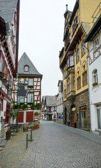 Naklejka premium Bacharach city view