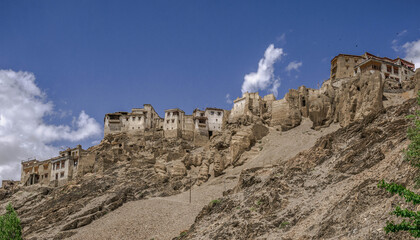Fototapeta na wymiar Lamayuru is one of the earliest monasteries of Ladakh, in the valley of the upper Indus
