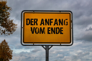 Der Anfang vom Ende Wegweiser