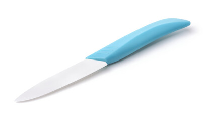 White blade ceramic kitchen knife