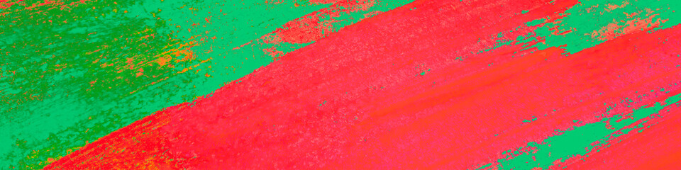 Abstract Red and Green Template Image. Watercolor