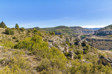 Fototapeta na wymiar View of the rocks, Cuenca, Spain