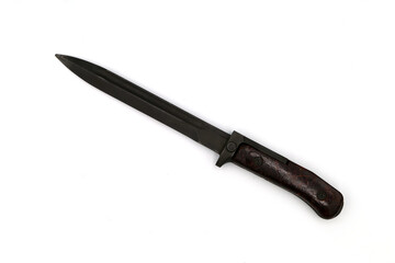 The bayonet on white background