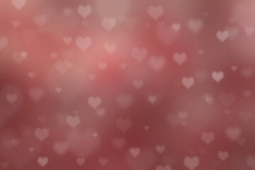 Red abstract background with heart shape texture for valentine and christmas