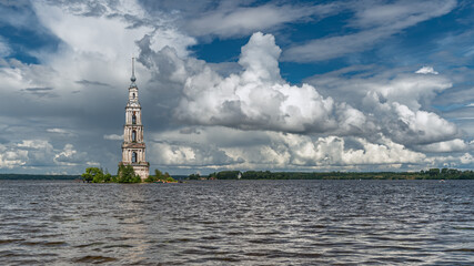 old church on the Volga river 