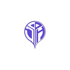 initial letter J H Modern and unique location design