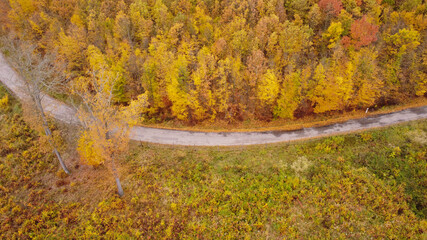 autumn landscape in the mountains