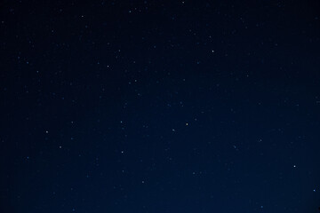 Fototapeta na wymiar Starry dark blue sky. Astrophotography