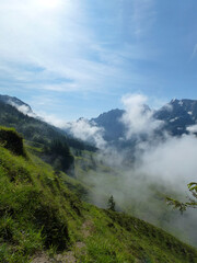 Pyramidenspitze mountain hiking tour in Tyrol, Austria