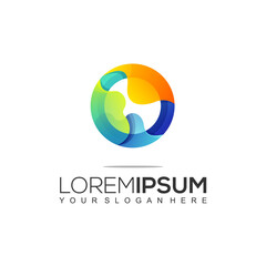 Modern Liquid Logo Design Template