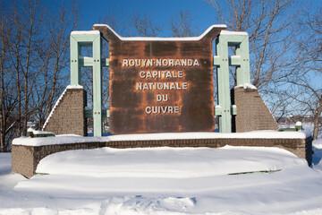 The anode, Rouyn-Noranda National Copper Capital
