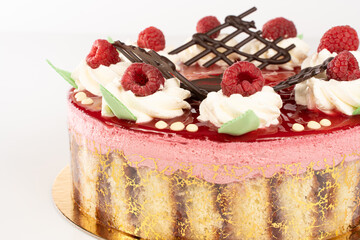 Gâteau framboise 