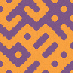 Abstract Geometric Pattern generative computational art illustration