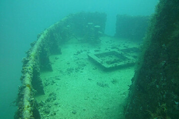 Underwater Ship Wreck Bow