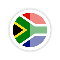 Fototapeta premium Flag of South African Republic